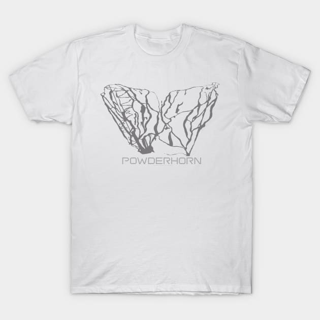 Powderhorn Resort 3D T-Shirt by Mapsynergy